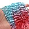 Transparent Painted Glass Beads Strands DGLA-A034-T4mm-A11-2