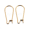 304 Stainless Steel Hoop Earring Findings STAS-P223-01G-04-1