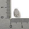 Brass Micro Pave Cubic Zirconia Beads KK-G493-25C-P-3