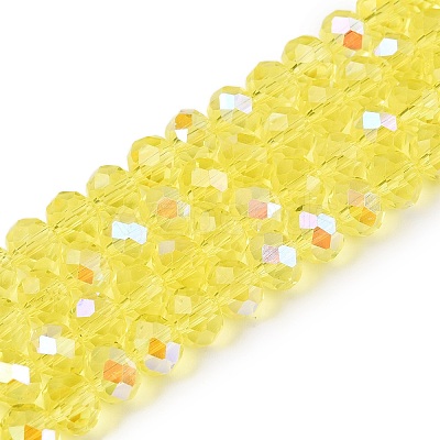 Electroplate Glass Beads Strands EGLA-A044-T8mm-L29-1