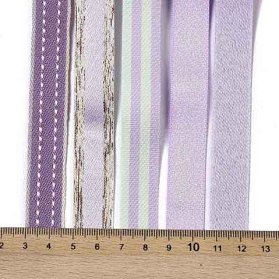 Polyester & Polycotton Ribbons Sets SRIB-P022-01D-10-1