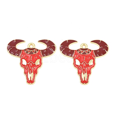 West Cowboy Theme Alloy Enamel Pendants ENAM-L056-01B-03-1