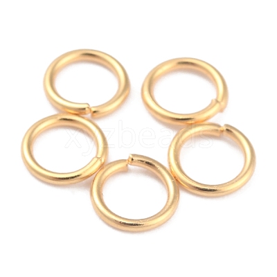 Rack Plating Brass Open Jump Rings KK-O139-18G-G-1