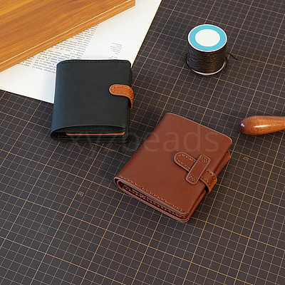 DIY Leather Men's Wallet Making Kits DIY-WH0349-228A-1