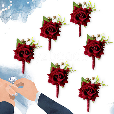 Silk Brooch LS-AJEW-WH0240-16-1
