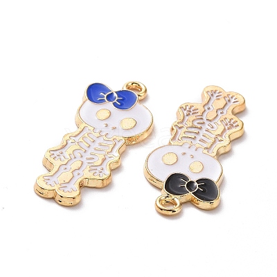 Alloy Enamel Pendants ENAM-A139-04G-1