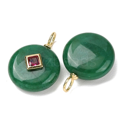 Dyed Natural Malaysia Jade Pendants G-H328-08G-C19-1