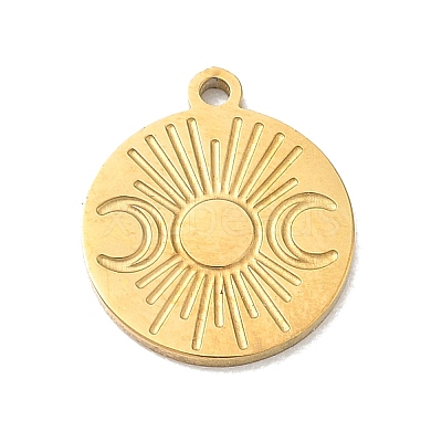 304 Stainless Steel Charms SA-CBA2714-02C-G-1