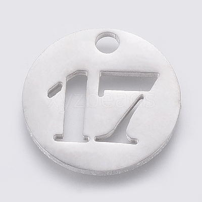 Non-Tarnish 304 Stainless Steel Pendants X-STAS-F233-17-P-1