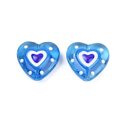Handmade Lampwork Beads Strands LAMP-R004-06B-09-1
