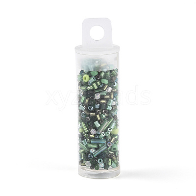 7 Bottles DIY Glass Seed Beads Sets DIY-N006-02D-1
