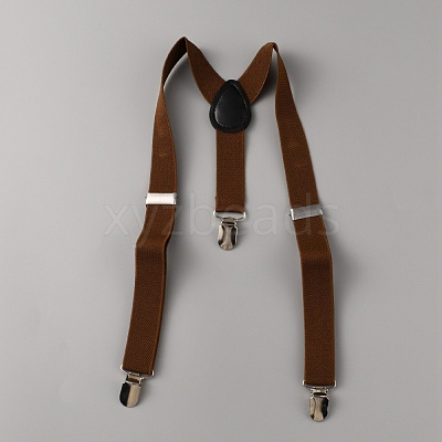 Adjustable Polyester Y-Shaped Heavy Duty Suspenders AJEW-WH0307-23N-1