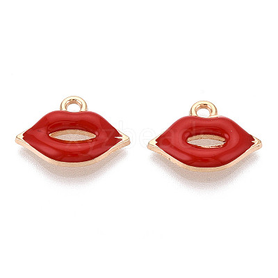 Alloy Enamel Pendants X-ENAM-S121-093-1