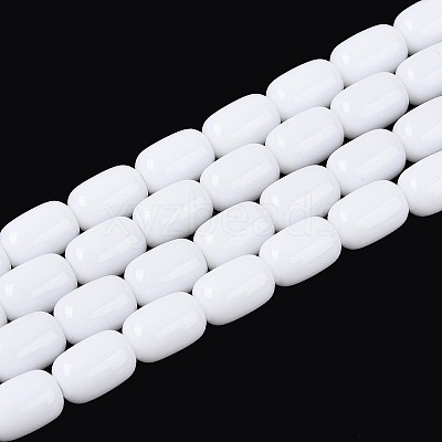 Opaque Glass Beads Strands GLAA-T028-14P-A01-1