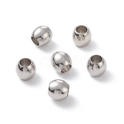 Tarnish Resistant 304 Stainless Steel Beads X-STAS-E034-2-1
