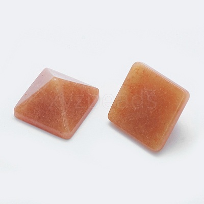 Natural Red Aventurine Cabochons G-G759-Y01-1