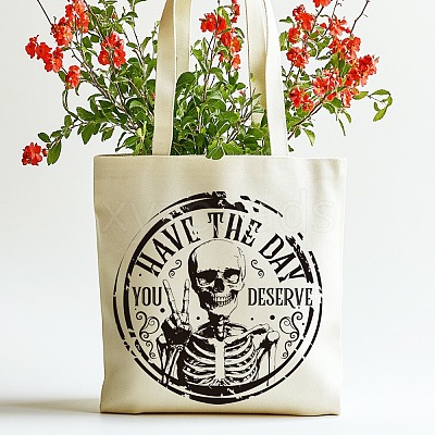 Canvas Women's Tote Bags ABAG-WH0056-004-1