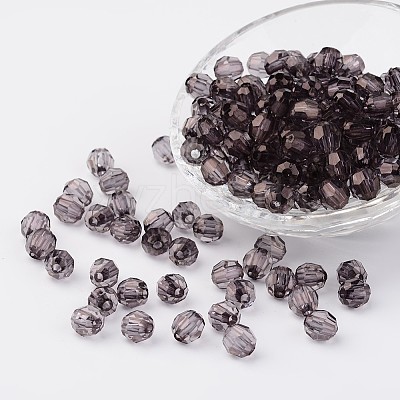 Transparent Acrylic Beads X-DB8mmC-46-1