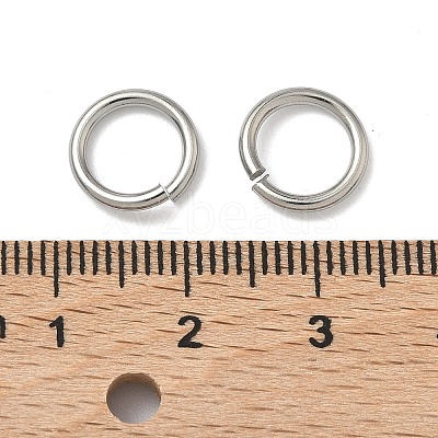 Non-Tarnish 304 Stainless Steel Open Jump Rings LS-X-STAS-R065-38-1