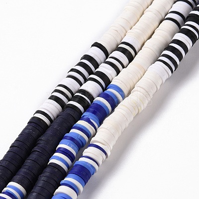 Handmade Polymer Clay Bead Strands CLAY-C003-01E-1