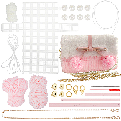 DIY Shoulder Bag Making Kits DIY-WH0504-319B-1