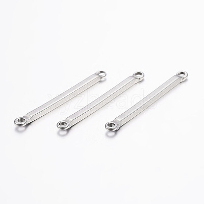 Tarnish Resistant 304 Stainless Steel Bar Links connectors STAS-I071-10P-1