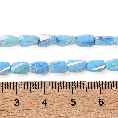 Ombre Effect Dyed Glass Beads Strands GLAA-I059-01C-1