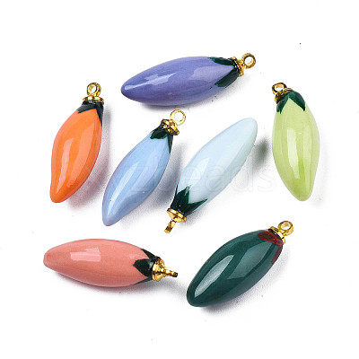 Handmade Porcelain Pendants PORC-T006-50-1