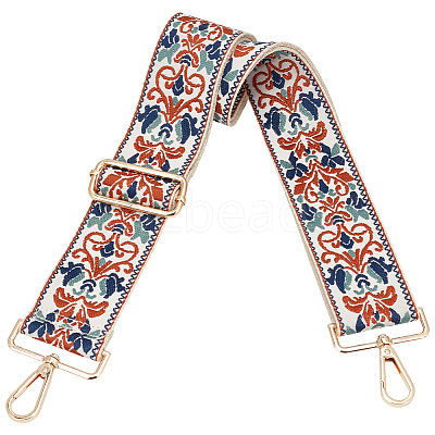 Ethnic Style Cotton Embroidered Adjustable Bag Straps FIND-CN0002-37B-1
