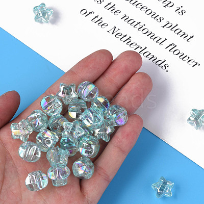 1-Hole Transparent Acrylic Buttons MACR-S373-129-C07-1