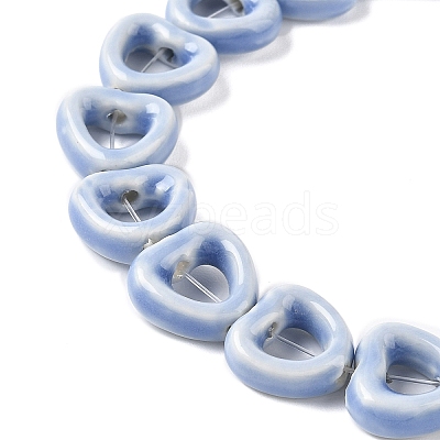 Handmade Porcelain Beads Strands PORC-Z002-01J-1