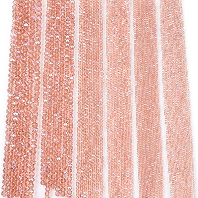 Electroplate Glass Beads Strands LS-EGLA-A044-T8mm-L21-1