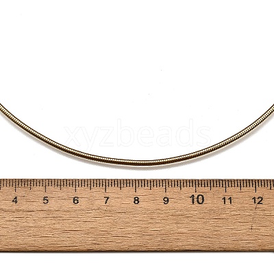 Casual Style 304 Stainless Steel Snake Chain Choker Necklaces STAS-O037-05G-1
