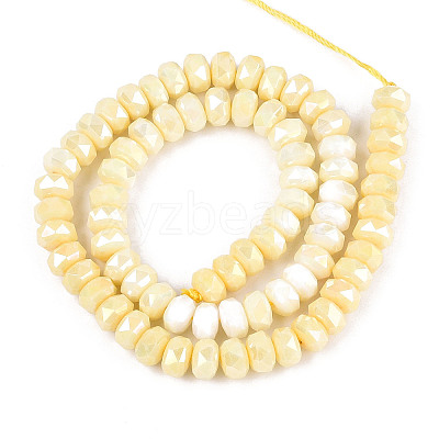 Anti-Tarnish Electroplate Glass Beads Strands GLAA-T025-8mm-11J-1