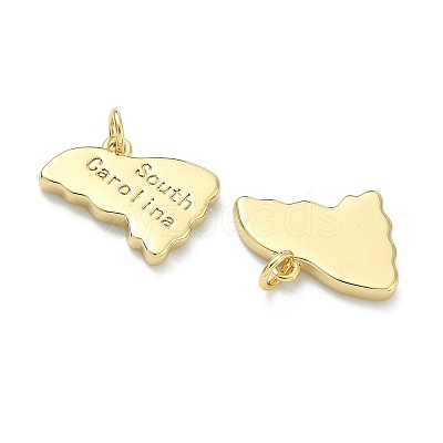 Brass Pendants KK-D229-22P-G-1