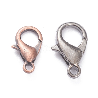 Alloy Lobster Claw Clasps PALLOY-XCP0001-31-1