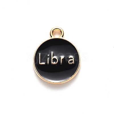 Alloy Enamel Pendants LS-X-ENAM-S124-01B-08K-1