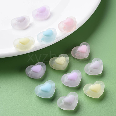Transparent Acrylic Beads TACR-S152-08C-1