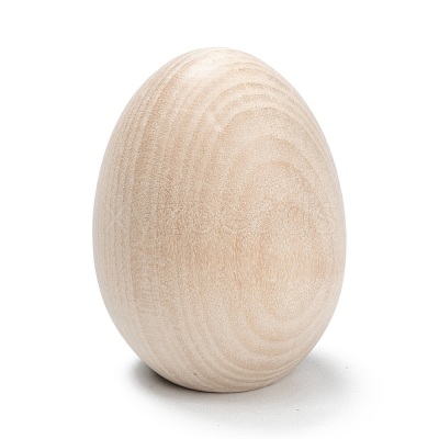 Unfinished Blank Wooden Easter Craft Eggs WOOD-B002-01-1