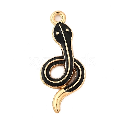 Alloy Enamel Pendants FIND-U031-14G-06-1