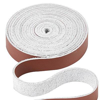 Flat Microfiber Imitation Leather Cord LC-WH0006-07A-04-1