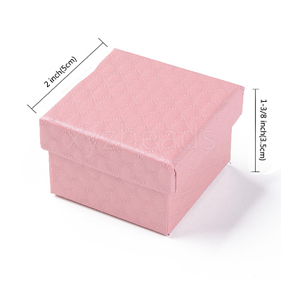 Square Cardboard Ring Boxes CBOX-S020-02-1