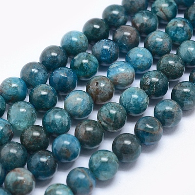 Natural Apatite Beads G-E481-05-10mm-1