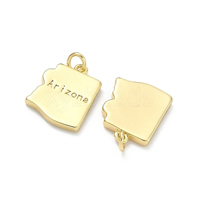 Brass Pendants KK-D229-22R-G-1