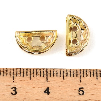 Brass Crystal Rhinestone Spacer Bars RB-T019-02A-G-1