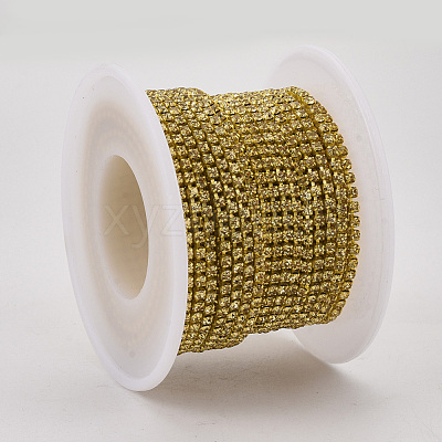 Electrophoresis Iron Rhinestone Strass Chains CHC-Q009-SS8.5-B09-1
