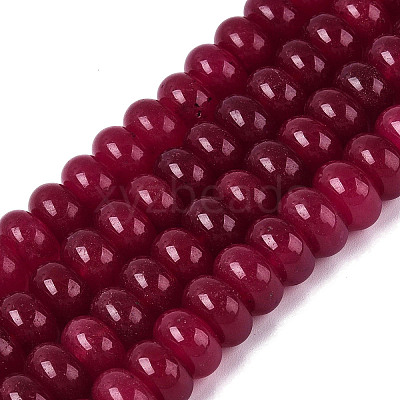 Natural White Jade Beads Strands G-Q613-01F-28-1