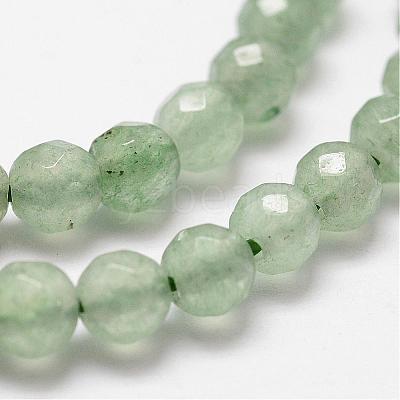 Natural Green Aventurine Beads Strands G-D840-28-4mm-1