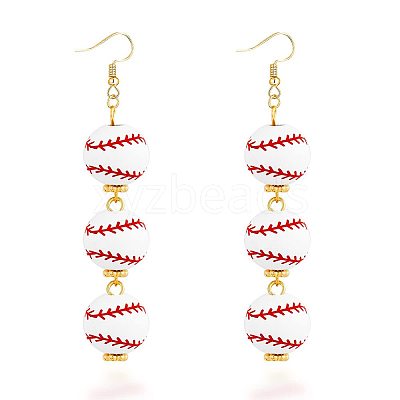 Alloy Enamel Dangle Earrings FS-WG4E48D-06-1