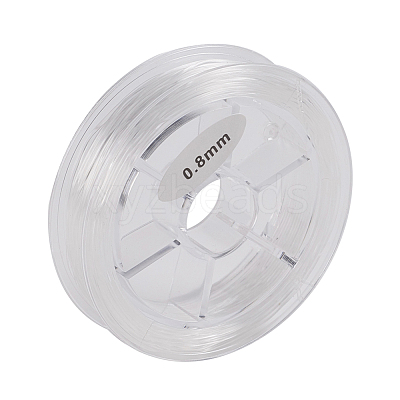 Round Japanese Elastic Crystal String EW-G008-01-0.8mm-1